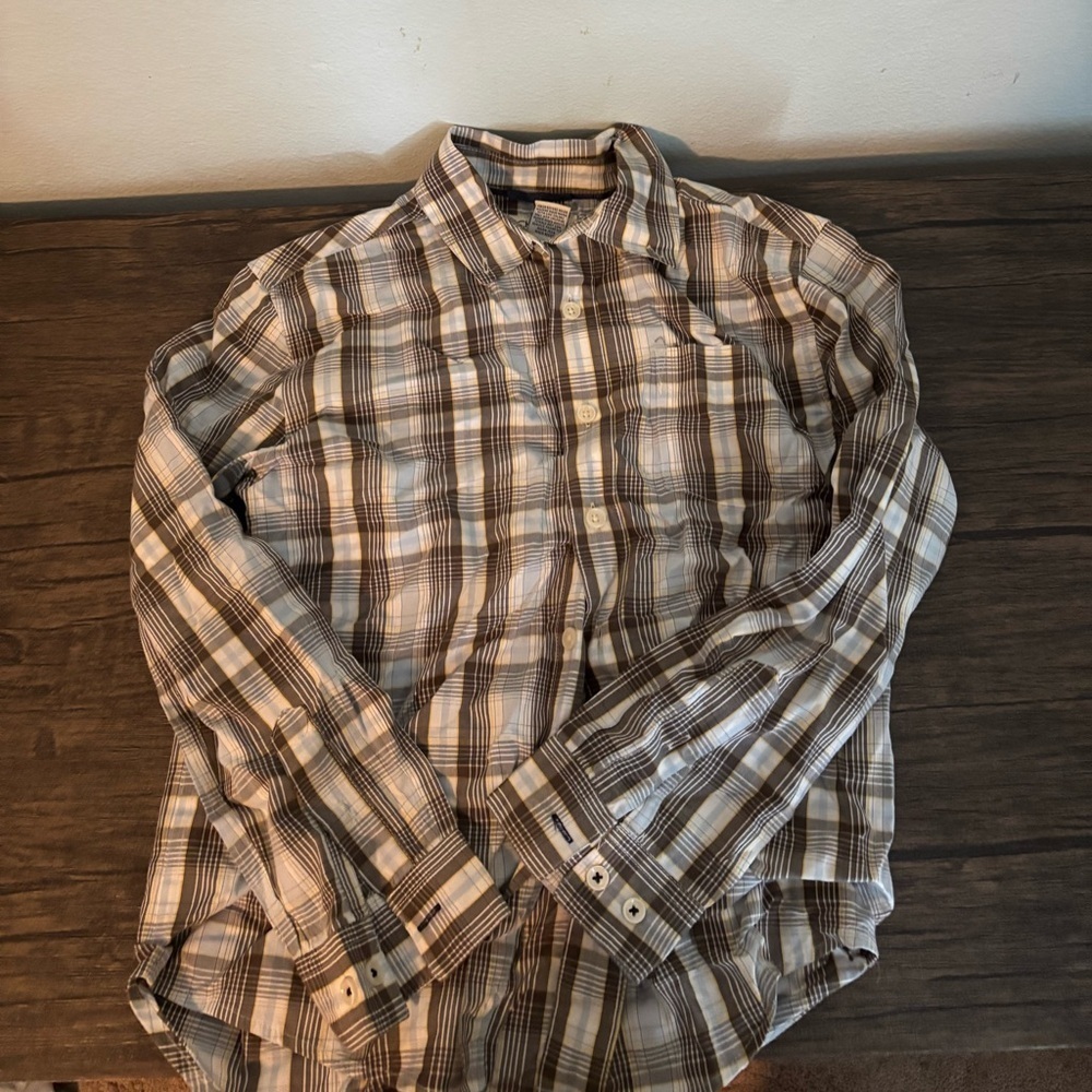 Cherokee Boys Plaid Button-Down Shirt